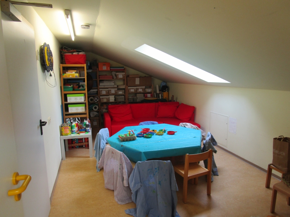 Raum für Kleingruppenarbeit und Vorschule